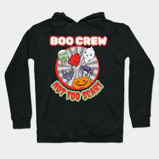 Retro Vintage Halloween. The Little Boo Crew. Not Too Scary Hoodie